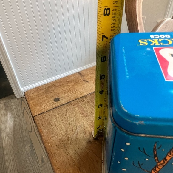 Vintage Snoopy Milk Bone Flavor Snacks Christmas Tin 1996 - Picture 4 of 8